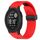 Per cinturino in silicone con foro per fibbia pieghevole Garmin Instinct 2 Solar da 22 mm (rosso) Per cinturino in silicone con foro per fibbia pieghevole Garmin Instinct 2 Solar da 22 mm (rosso)