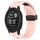 Per cinturino in silicone Garmin Instinct 2 Solar da 22 mm con foro per fibbia pieghevole (rosa) Per cinturino in silicone Garmin Instinct 2 Solar da 22 mm con foro per fibbia pieghevole (rosa)