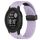 Per cinturino in silicone con foro per fibbia pieghevole Garmin Instinct 2 Solar da 22 mm (viola) Per cinturino in silicone con foro per fibbia pieghevole Garmin Instinct 2 Solar da 22 mm (viola)