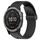 Per cinturino in silicone con foro per fibbia pieghevole Garmin Fenix 7 da 22 mm (nero)