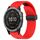 Per cinturino in silicone con foro per fibbia pieghevole Garmin Fenix 7 da 22 mm (rosso) Per cinturino in silicone con foro per fibbia pieghevole Garmin Fenix 7 da 22 mm (rosso)