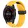 Per cinturino in silicone con foro per fibbia pieghevole Garmin Fenix 7 Solar da 22 mm (giallo) Per cinturino in silicone con foro per fibbia pieghevole Garmin Fenix 7 Solar da 22 mm (giallo)