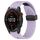 Per cinturino in silicone Garmin Fenix 7 Solar da 22 mm con foro per fibbia pieghevole (viola) Per cinturino in silicone Garmin Fenix 7 Solar da 22 mm con foro per fibbia pieghevole (viola)