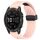 Per cinturino in silicone con foro per fibbia pieghevole Garmin Fenix 7 Sapphire Solar da 22 mm (rosa) Per cinturino in silicone con foro per fibbia pieghevole Garmin Fenix 7 Sapphire Solar da 22 mm (rosa)