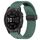 Per cinturino in silicone Garmin Fenix 7 Sapphire Solar da 22 mm con foro per fibbia pieghevole (verde scuro) Per cinturino in silicone Garmin Fenix 7 Sapphire Solar da 22 mm con foro per fibbia pieghevole (verde scuro)
