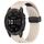 Per cinturino in silicone con foro per fibbia pieghevole Garmin Fenix 7 Sapphire Solar da 22 mm (colore Starlight)