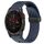 Per cinturino in silicone Garmin Epix Gen 2 da 22 mm con foro per fibbia pieghevole (blu notte)
