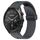 Per Garmin Approach S62 cinturino in silicone con foro per fibbia pieghevole da 22 mm (grigio scuro)
