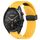 Per cinturino in silicone con foro per fibbia pieghevole Garmin Approach S62 da 22 mm (giallo) Per cinturino in silicone con foro per fibbia pieghevole Garmin Approach S62 da 22 mm (giallo)