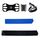Supporto per bicicletta con cinturino da polso staccabile con braccio girevole 3 in 1 a quattro ganasce per telefoni da 4,5-6,5 pollici (blu) Supporto per bicicletta con cinturino da polso staccabile con braccio girevole 3 in 1 a quattro ganasce per telefoni da 4,5-6,5 pollici (blu)