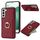 Custodia posteriore in pelle per Samsung Galaxy S22+ 5G Ring Card Litchi (rossa) Custodia posteriore in pelle per Samsung Galaxy S22+ 5G Ring Card Litchi (rossa)