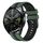 Per Huawei Watch GT 3 / GT 3 Pro cinturino verticale in silicone bicolore (verde oliva + nero) Per Huawei Watch GT 3 / GT 3 Pro cinturino verticale in silicone bicolore (verde oliva + nero)