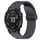 Per cinturino in silicone Garmin Fenix 6 GPS da 22 mm con foro per fibbia pieghevole (grigio scuro)