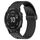 Per Garmin Fenix 6 GPS cinturino in silicone con foro per fibbia pieghevole da 22 mm (nero)