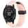 Per Garmin Fenix 6 Sapphire GPS cinturino in silicone con foro per fibbia pieghevole da 22 mm (rosa) Per Garmin Fenix 6 Sapphire GPS cinturino in silicone con foro per fibbia pieghevole da 22 mm (rosa)