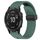 Per Garmin Fenix 6 Sapphire GPS cinturino in silicone con foro per fibbia pieghevole da 22 mm (verde scuro)