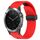 Per cinturino in silicone con foro per fibbia pieghevole Garmin Quatix 5 da 22 mm (rosso) Per cinturino in silicone con foro per fibbia pieghevole Garmin Quatix 5 da 22 mm (rosso)