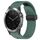 Per cinturino in silicone con foro per fibbia pieghevole Garmin Quatix 5 da 22 mm (verde scuro)