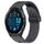 Per cinturino in silicone con foro per fibbia pieghevole Garmin Forerunner 965 da 22 mm (grigio scuro)