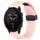 Per Garmin Forerunner 955 cinturino in silicone con foro per fibbia pieghevole da 22 mm (rosa) Per Garmin Forerunner 955 cinturino in silicone con foro per fibbia pieghevole da 22 mm (rosa)