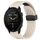 Per cinturino in silicone con foro per fibbia pieghevole Garmin Forerunner 955 da 22 mm (colore Starlight) Per cinturino in silicone con foro per fibbia pieghevole Garmin Forerunner 955 da 22 mm (colore Starlight)