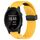 Per cinturino in silicone con foro per fibbia pieghevole Garmin Forerunner 945 da 22 mm (giallo)