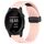 Per cinturino in silicone con foro per fibbia pieghevole Garmin Forerunner 945 da 22 mm (rosa) Per cinturino in silicone con foro per fibbia pieghevole Garmin Forerunner 945 da 22 mm (rosa)