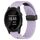 Per cinturino in silicone con foro per fibbia pieghevole Garmin Forerunner 945 da 22 mm (viola)