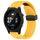 Per cinturino in silicone con foro per fibbia pieghevole Garmin Forerunner 935 da 22 mm (giallo)