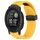 Per cinturino in silicone con foro per fibbia pieghevole Garmin Instinct 2 da 22 mm (giallo) Per cinturino in silicone con foro per fibbia pieghevole Garmin Instinct 2 da 22 mm (giallo)