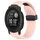 Per cinturino in silicone Garmin Instinct 2 da 22 mm con foro per fibbia pieghevole (rosa) Per cinturino in silicone Garmin Instinct 2 da 22 mm con foro per fibbia pieghevole (rosa)