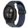 Per cinturino in silicone con foro per fibbia pieghevole Garmin Instinct 2 da 22 mm (blu notte)