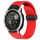 Per cinturino in silicone Garmin Instinct da 22 mm con foro per fibbia pieghevole (rosso) Per cinturino in silicone Garmin Instinct da 22 mm con foro per fibbia pieghevole (rosso)
