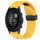 Per cinturino in silicone con foro per fibbia pieghevole Garmin Descent G1 da 22 mm (giallo) Per cinturino in silicone con foro per fibbia pieghevole Garmin Descent G1 da 22 mm (giallo)