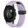 Per cinturino in silicone con foro per fibbia pieghevole Garmin Descent G1 da 22 mm (viola) Per cinturino in silicone con foro per fibbia pieghevole Garmin Descent G1 da 22 mm (viola)