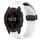 Per cinturino in silicone Garmin Fenix 7X Solar da 26 mm con foro per fibbia pieghevole (bianco) Per cinturino in silicone Garmin Fenix 7X Solar da 26 mm con foro per fibbia pieghevole (bianco)