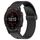 Per cinturino in silicone con foro per fibbia pieghevole Garmin Fenix 7X Solar da 26 mm (nero)