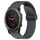 Per cinturino in silicone Garmin Fenix 5X Sapphire da 26 mm con foro per fibbia pieghevole (grigio scuro)