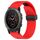 Per cinturino in silicone Garmin Fenix 5X Sapphire da 26 mm con foro per fibbia pieghevole (rosso) Per cinturino in silicone Garmin Fenix 5X Sapphire da 26 mm con foro per fibbia pieghevole (rosso)