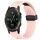 Per cinturino in silicone Garmin D2 Delta PX da 26 mm con foro per fibbia pieghevole (rosa)