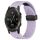 Per cinturino in silicone Garmin D2 Delta PX da 26 mm con foro per fibbia pieghevole (viola)