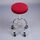 Coprisedie rotonde girevoli con maniche rotonde elasticizzate per diametro 28-35 cm (Rosso) Coprisedie rotonde girevoli con maniche rotonde elasticizzate per diametro 28-35 cm (Rosso)