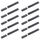 Per Samsung Galaxy S22+ 5G SM-S906 10 pezzi Pulsante di accensione + Pulsante di controllo volume (Nero) Per Samsung Galaxy S22+ 5G SM-S906 10 pezzi Pulsante di accensione + Pulsante di controllo volume (Nero)