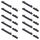 Per Samsung Galaxy S22 Ultra 5G SM-S908 10 pezzi pulsante di accensione + pulsante di controllo volume (nero) Per Samsung Galaxy S22 Ultra 5G SM-S908 10 pezzi pulsante di accensione + pulsante di controllo volume (nero)