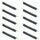 Per Samsung Galaxy A23 SM-A235 10 pezzi pulsante di accensione + pulsante di controllo volume (nero) Per Samsung Galaxy A23 SM-A235 10 pezzi pulsante di accensione + pulsante di controllo volume (nero)