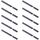 Per Samsung Galaxy A41 SM-A415 10 pezzi pulsante di accensione + pulsante di controllo volume (nero) Per Samsung Galaxy A41 SM-A415 10 pezzi pulsante di accensione + pulsante di controllo volume (nero)