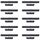 Per Samsung Galaxy A50 SM-A505 10 pezzi pulsante di accensione + pulsante di controllo volume (nero) Per Samsung Galaxy A50 SM-A505 10 pezzi pulsante di accensione + pulsante di controllo volume (nero)