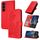 Custodia per telefono in pelle Flip in rilievo con fiori Datura per Samsung Galaxy S23 FE (rossa) Custodia per telefono in pelle Flip in rilievo con fiori Datura per Samsung Galaxy S23 FE (rossa)