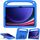 Custodia per tablet antiurto EVA con manico per Samsung Galaxy Tab S9 con supporto (blu) Custodia per tablet antiurto EVA con manico per Samsung Galaxy Tab S9 con supporto (blu)