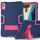 Per Lenovo Tab M10 5G Custodia per tablet PC in silicone a colori a contrasto da 10,6 pollici con supporto (blu navy + rosa rossa) Per Lenovo Tab M10 5G Custodia per tablet PC in silicone a colori a contrasto da 10,6 pollici con supporto (blu navy + rosa rossa)